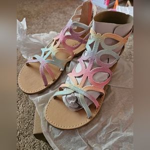Girls sandals size 2